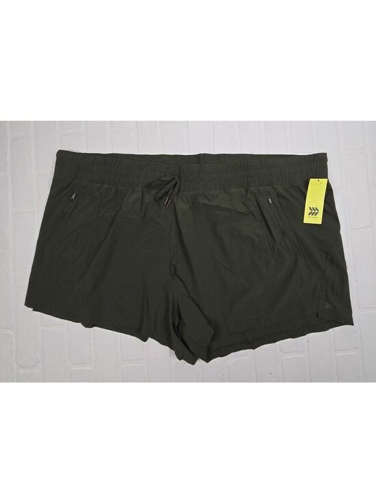 all in motion Pants - All In Motion Woven Olive Green Shorts 4X